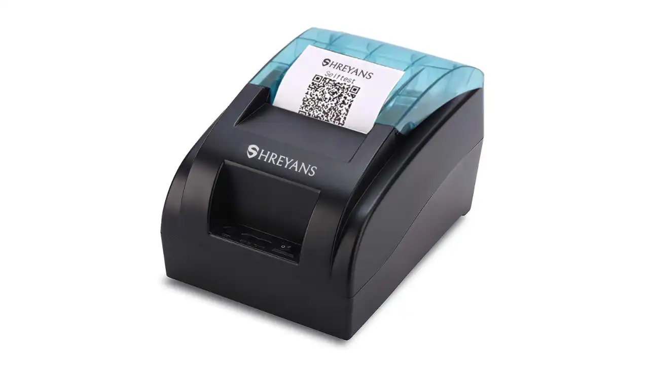SHREYANS 58mm USB+Bluetooth Direct Thermal Printer